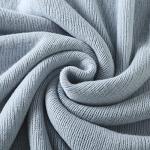 Soft Cozy Knitted Throw Blanket with Fringe