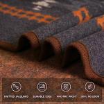 ACUSHLA Warm Thick Wool Camping Blanket 221x160cm