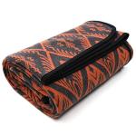 Super Soft Orange Merino Wool Blanket for Indoor/Outdoor