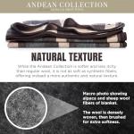 Natural Alpaca and Merino Wool Blanket