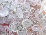 50 Clear Twist Pins for Upholstery and Bedding