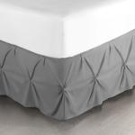 Soft Hotel-Quality Pleated Bed Skirt with Ruffles