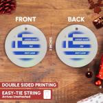 Greek Chefs World Food Flags Porcelain Ornament