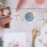 Greece Map and Flag Snowflake Ornament