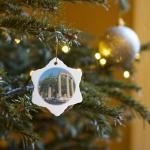Olympia Ancient Greek Ruins Snowflake Ornament