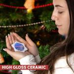 Greece Oia Sunset Snowflake Ornament