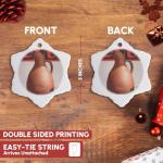 Snowflake Ornament - Ancient Greek Clay Pitcher Replica