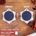 Snowflake Porcelain Ornament - Greek Zodiac Design