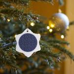 Snowflake Porcelain Ornament - Greek Zodiac Design