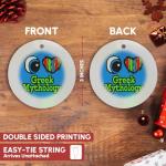 I Love Greek Mythology Circle Ornament