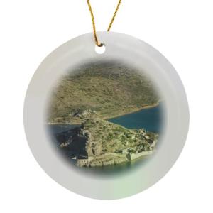 Porcelain Ornament - Spinalonga Island, Crete