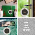 Ancient Greek Spirals and Palm Leaves Ornament