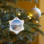 Oia Greek Orthodox Church Snowflake Ornament