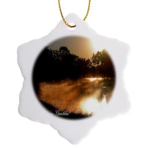 Happy Birthday in Greek Snowflake Ornament