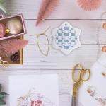 Greece Flag and Coat of Arms Snowflake Ornament