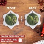 Bumblebee Orchid Snowflake Ornament from Samos, Greece