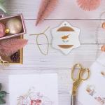 Cyprus Flag Snowflake Porcelain Ornament