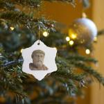 Aristotle Greek Philosopher Ornament - Snowflake Design