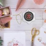 Greek Pi Day Snowflake Ornament - 3 Inch