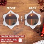 Mykonos Greek Orthodox Church Snowflake Ornament