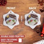 Greece Peloponnese Snowflake Ornament with Greek Food