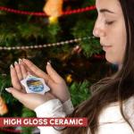 Greek Island Port Snowflake Ornament - 3 Inch