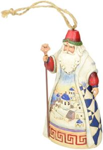 Greek Santa Stone Resin Ornament by Jim Shore