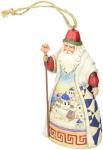 Greek Santa Stone Resin Ornament by Jim Shore