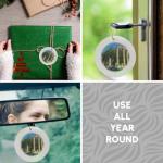 Ancient Greek Ruins Porcelain Ornament - Olympia