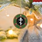 Greek Orthodox Cross Christmas Ornaments - Porcelain Decor