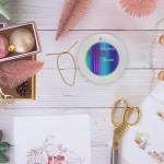 Happy Easter Greek Cross Porcelain Ornament