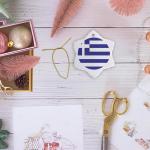 Greek Flag Ornament by 3dRose
