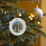 Ancient Greek Ruins Porcelain Ornament - Olympia