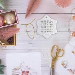 Greek Alphabet Snowflake Porcelain Ornament - 3 Inch