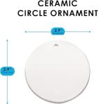 Colorful Greek Symbols Christmas Ornament for Home