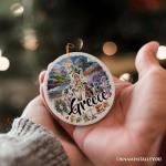 Greek Landmarks and Cultural Souvenir Ornament