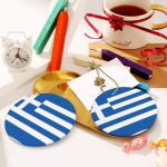 Greek Flag Ceramic Christmas Tree Ornaments