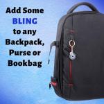 Evil Eye Keychain - Bling Good Luck Charm