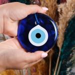 Blue Evil Eye Wall Hanging Ornament 3.5