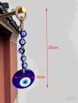 Blue Glass Evil Eye Nazar Amulet for Good Luck