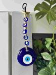 Blue Glass Evil Eye Nazar Amulet for Good Luck