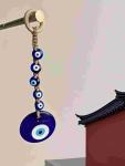 Blue Glass Evil Eye Nazar Amulet for Good Luck