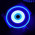 Evil Eye Neon Sign for Home or Bar