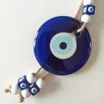 Blue Glass Evil Eye Nazar Amulet Charm