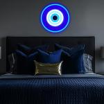 Evil Eye Neon Sign for Home or Bar