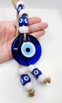Blue Glass Evil Eye Nazar Amulet Charm