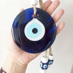 Blue Glass Evil Eye Nazar Amulet Charm