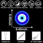 Evil Eye Neon Sign for Home or Bar