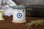 LIKEYO Blue Evil Eye Candle for Protection and Luck