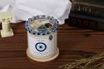 LIKEYO Blue Evil Eye Candle for Protection and Luck